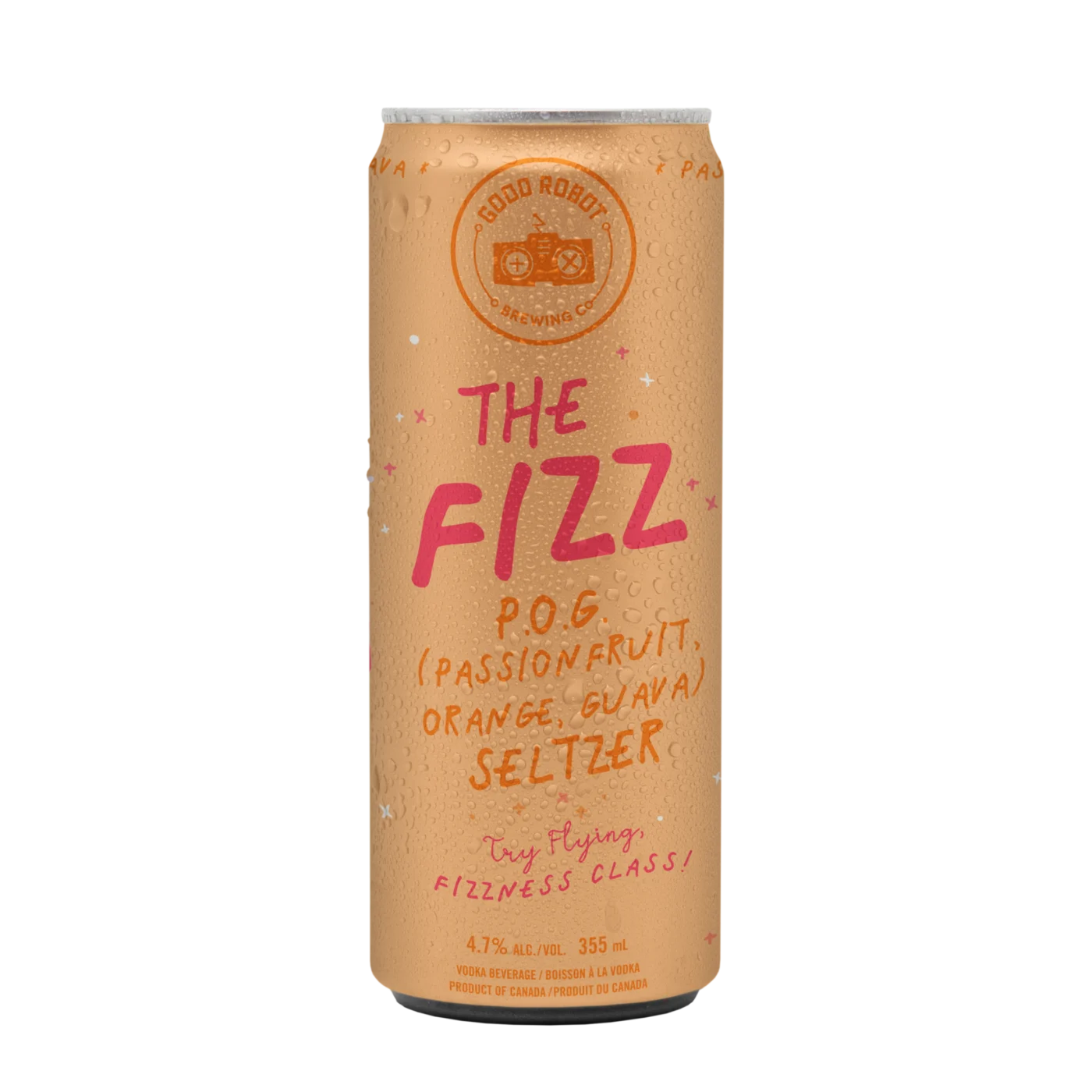 The Fizz: Passionfruit Orange Guava (P.O.G.) Seltzer